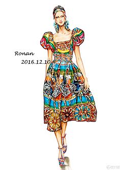 服装设计图 从创意到成品的视觉语言